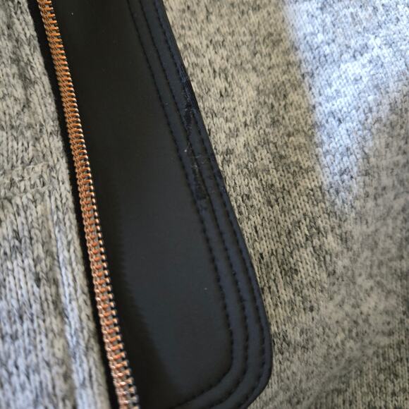 Lululemon Reversible Bomber Both Ways Atomic Flower Jacket Heather Gray 12 Coat - Picture 6 of 14